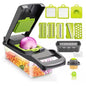 1Pc Green Black 12 in 1 Multifunctional Vegetable Slicer 6~12days