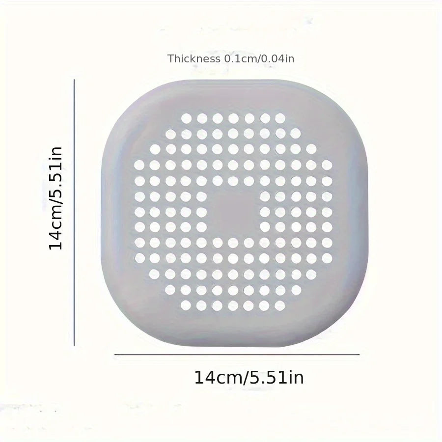 Square Silicone Drain Cover.