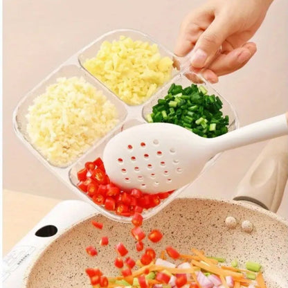 4 Section Acrylic Serving Plate