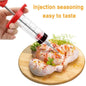 BBQ Meat chicken Broast Injector Marinade Injector with Stainless Steel Needles Turkey Chicken Injector Sauce Injection Kitchen Accessories
