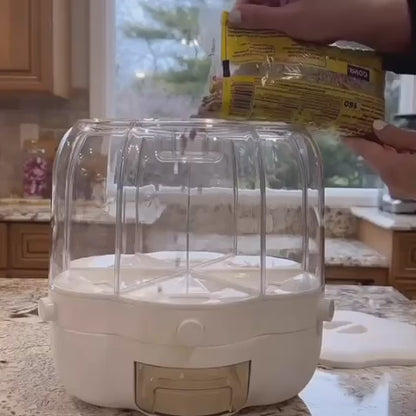 Rotating Rice Dispenser 6-Grids